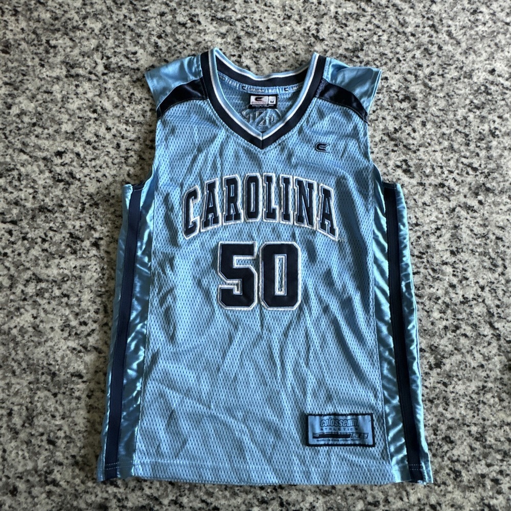 Colosseum North Carolina Tar Heels #50 Blue Basketball Jersey‎ Youth Size Medium